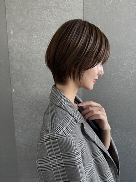 ロンドワン 三宮元町(Lond one) ショートボブ/大人美人ショート/くびれショート