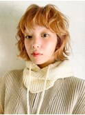 ボブ/顔周り/前髪カット+ブリーチ◎ハイトーンカラー[原宿]