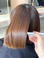 ロンド 表参道店(Lond)&nbsp;髪質改善 縮毛矯正 ボブ 切りっぱなしボブ 外ハネボブ 美髪