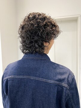 トニーアンドガイ 青山表参道店(TONI&GUY) プードルパーマウルフカットマッシュパーマアッシュブラック