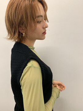 ロンド レグリーズ 立川(Lond leglise) タッセルボブ/ミニボブ/フェイスレイヤー/顔まわり/グレージュ