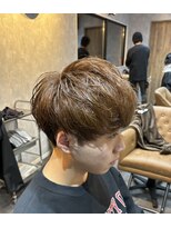ヘアーアトリエルキナ(hair atelier LUCINA)&nbsp;王道マッシュメンズパーマメンズカット