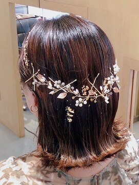 フォーエス(4S) 結婚式お呼ばれヘアアレンジ
