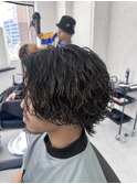 メンズ波巻きパーマ