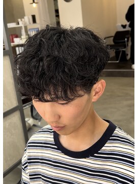 スイッチ(men's SWITCH) 大分メンズ波巻きスパイラルパーマ刈り上げツーブロックマッシュ