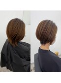 大人かわいいショートボブ