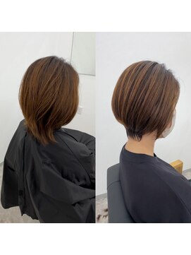 シロ 大人かわいいショートボブ