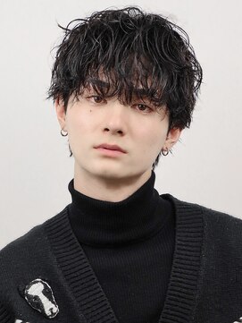 オーシャントーキョー 原宿(OCEAN TOKYO) 波巻きパーマメンズツイストスパイラルパーマツーブロック