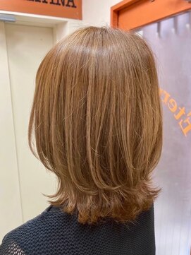 マティーナ ヘアー 池袋(Matina hair) 【レイヤーカット/ウルフカット/ベージュ】20代30代40代50代