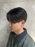 メンズカット+ニュアンスパーマ