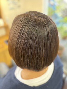 ヘアーズ ブルーヘブン(HAIR'S BLUE HEAVEN)の写真/髪の芯からうるツヤ髪へ。カラーやパーマを繰り返したダメージ毛も、潤いたっぷりのツヤ美ヘアに♪