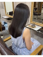 アムレヘアーエタ(amule hair eta) 【amule hair】ラベンダーグレージュ髪質改善メテオカラー