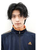 メンズカット波巻きパーマツイスパシャドウフェザー刈り上げ