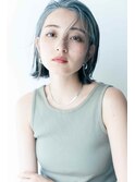 くびレイヤーエモージュ前髪ピンクベージュワンカール【高円寺】