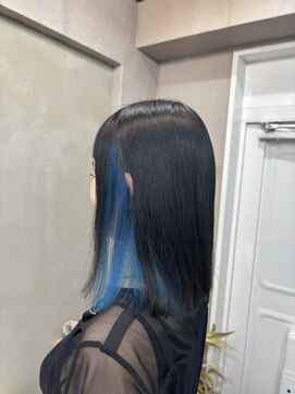 ファビ 渋谷(Fab) くびれヘア/暗めカラー/アプリコットオレンジ/縮毛矯正