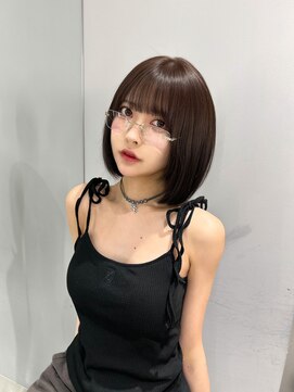 バレット 表参道(VALETTE) 韓国ボブ×ミルクグレージュ