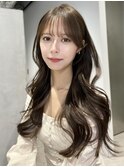 韓国ヘア/レイヤーカット/縮毛矯正/髪質改善/前髪顔まわりカット