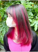 ピンクヘアー / インナーカラー