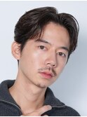 天神メンズパーマフェザーパーマシャドウパーマセンターパート