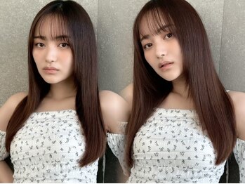 ロンドガーネット 池袋(Lond garnet)の写真/【トリートメント+カット+柔らか縮毛矯正￥15800】傷みを最小限に抑える髪質改善効果のある縮毛矯正[池袋]