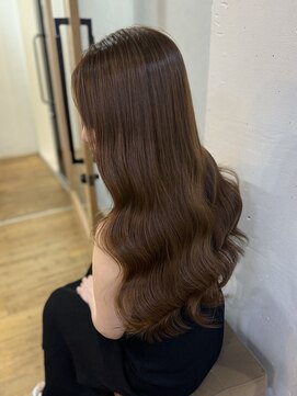 ラピス 新宿(Lapis) 【Lapis新宿】ナチュラルブラウンベージュ/艶感柔らかカラー