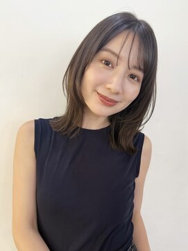 ガーデン 渋谷(GARDEN) 外ハネミディアム/フェイスレイヤー/シースルーバング