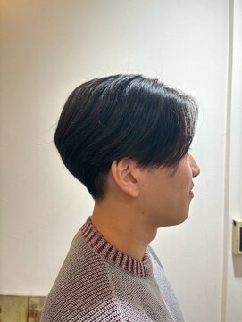 ヘアーワークス ボナ(HAIR WORKS bona.) センターパート メンズ