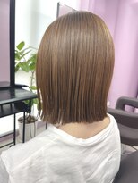 アヴァンス 難波店(AVANCE.)&nbsp;ブリーチなしダブルカラーで作るベージュブラウン