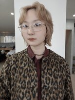 ジュール(JOULE'S)&nbsp;ボブレイヤーカット/顔周り/似合わせカット/ブロンドカラー