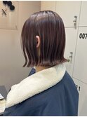ピンク×ボブ