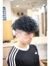 メンズカット+カラー+パーマ ¥13900
