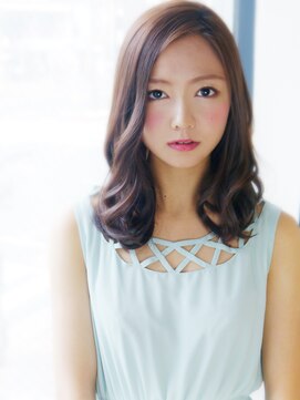 ヘア ジュレ ドゥ(hair jurer deux) 【ヘアジュレドゥ 古居】 クールかわいい大人女性セミロング