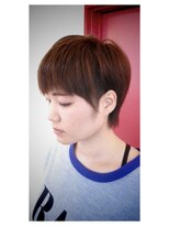 ヘアーデザイン アブー(hair design A BOO)&nbsp;可愛いく、ちょいアシメツーブロック☆☆