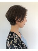20代30代40代人気大人ナチュラルな前下がりショートサイド