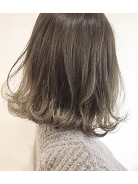 ヘアメイク アプト モカレーベル(HAIR MAKE apt mocalabel) 伸ばしかけボブ