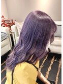 透明感ラベンダーアッシュ