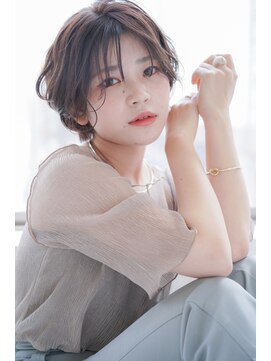 ヘアーサロン ロージー 北上本通り店(Rosy) 「大人かわいい」ゆるウェーブボブ