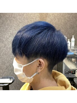ネオヘアー 京成曳舟店(NEO Hair) 色落ちがきれい☆【ネイビーブルー】