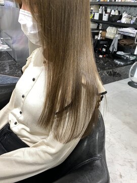 グラム 安城桜井店(gram) ハイトーン_ミルクティベージュ_髪質改善_COTA_Aujua_22