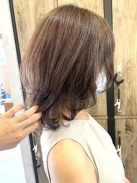 ブレス 横浜(bless) 脱白髪染め 脱白髪染めハイライト 白髪ぼかし