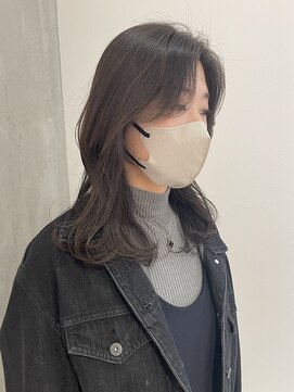 ヨーク(YOKE) 【 YOKE 】ミディアムオリーブグレーくびれ韓国レイヤー