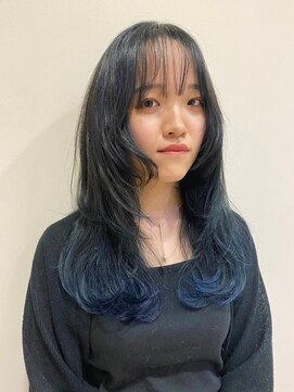 イーストハムネオ(EAST HAM NEO) ウルフロング/グラデーション★ブルー