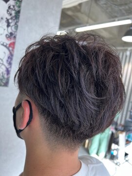 レヴェリー(REVERIE) #グレージュ#アッシュ#2ブロック#メンズカット