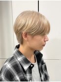 【NORA UMEDA 稲岡】ホワイトベージュ×シースルーマッシュ