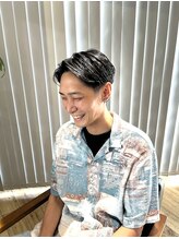 プライベートサロン タケウチ(private salon タケウチ) メンズカット×センターパート