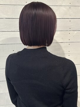 ルノン シェリー(LUNON cheliy) ミニボブ/ボブ/パープルカラー