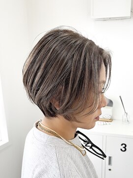 スイ(suiw) ハイライトバレイヤージュショートボブ【suiw】昭和町/天王寺