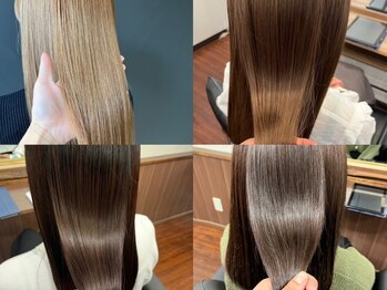 ソセイ 栄店(SOSEI)の写真/【栄駅1分】話題の髪質改善で髪の手触りが驚くほど変わります!!雨の日でも広がらず、潤い溢れる艶髪に◎
