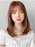 ウェーブパーマうるツヤくびれヘア小顔カットくせ毛風カール