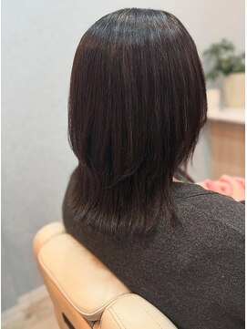 ヘアアトリエ ナイン(hair atelier nine) メルティーカラー/似合わせカット/ウェーブミディアム/福島市